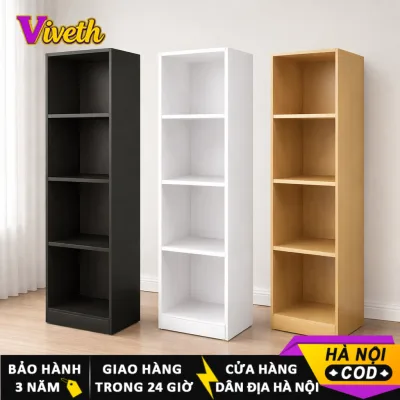 Kệ Sách Gỗ Đa Năng - Kệ Để Đồ, Decor Phòng Ngủ & Bàn Làm Việc Lắp Ráp Tiện Lợi
