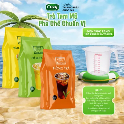 Cozy Trà Lài Tam Mã, Trà Sâm Dứa, Hồng Trà Dùng Pha Chế Trà Chanh, Trà Tắc, Hỗ Trợ Giải Nhiệt, Thanh Lọc 500gr