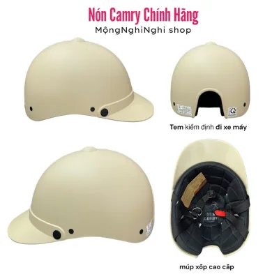 Nón Bảo Hiểm NAM NỮ ĐỦ MÀU Chính Hãng(CAMRY) Camry CR HELMET , Bảo Hành 12 tháng