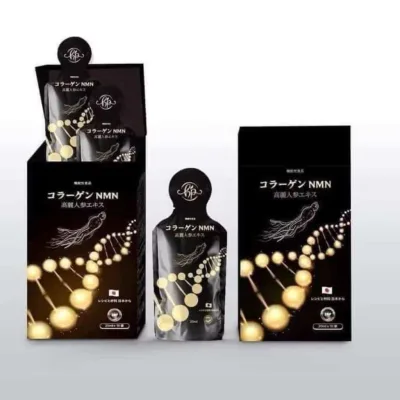 Collagen NMN Huyền Phi nước uống đẹp da giúp đẩy lùi quá trình lão hóa chăm sóc nuôi dưỡng làn da 20ml x 10 gói
