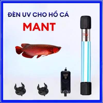 Đèn UV Diệt Rêu Tảo MANT, Diệt Khuẩn Cho Bể Cá Cảnh, Công Suất 3W| 5W | 7W | 9W | 11W | 13W Hẹn Giờ