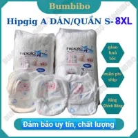 100 Miếng Bỉm Quần HIPGIG A  Đủ Size M,L,XL,XXL,3XL,4XL