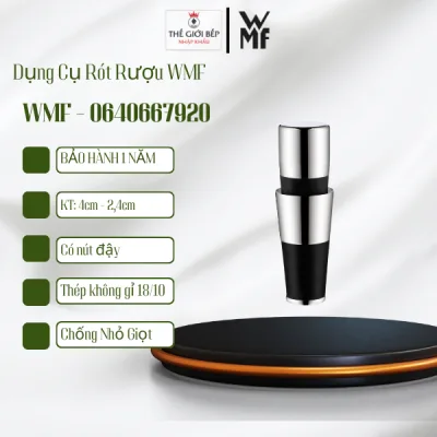 Wmf Vino Wine Pouring Spout L4Cm Beverage Pouring Tool, with Stopper, 12-Month Warranty - Bnk