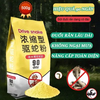 Bột Đuổi Rắn Hiệu Quả 100%, Tự Nhiên & An Toàn Cho Người Và Thú Cưng,Dùng Cho Sân Vườn, Nông Trại, Nhà Ở, Trại Chăn Nuôi