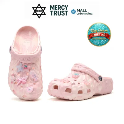 Kèm Sticker Giống Hình, Vớ - Dép Sục MERCY TRUST Kim Cương Nam Nữ - Chất liệu EVA Êm Nhẹ