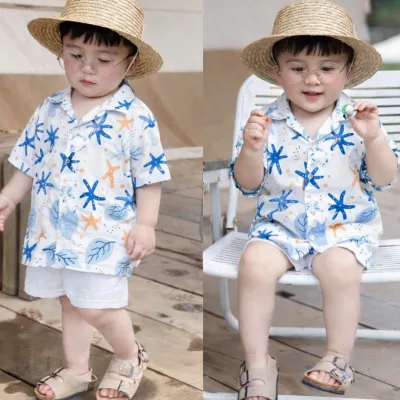 8-30kg.Set đũi đi biểnmùa hè cho bé trai, chất đũi in sao biển đep,mát,dễ thương,đi học,đi chơi,đi biển.Bộ đi biển bé