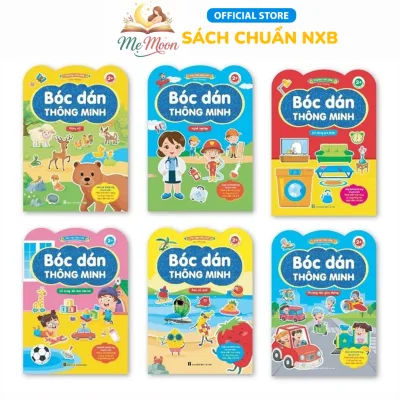 Bộ Sticker 365 đồ chơi bóc dán thông minh cho bé 6 chủ đề vừa học vừa chơi