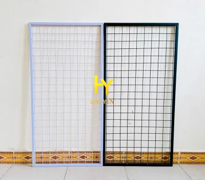 Powder-Coated Iron Mesh Frames Are Used for Decorative Purposes, Hanging Accessories, and Pet Cage Installation, with Many Optional Sizes.