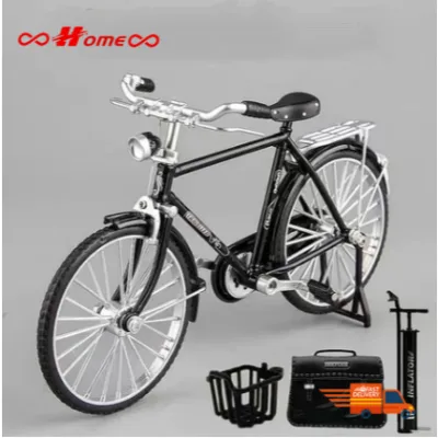 Bộ Lắp Ráp Xe Đạp Mini Hợp Kim Retro, Mô Hình Kim Loại Giáo Dục Cho Trẻ Em, Quà Tặng Sưu Tập