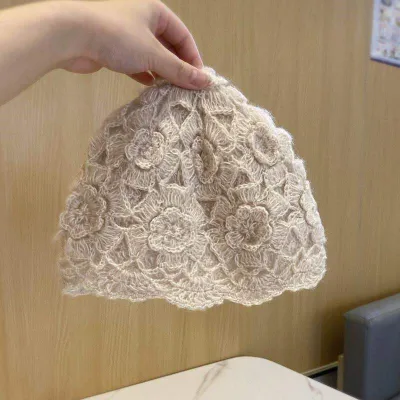 Mũ Lưỡi Trai Đan Tay Hai Lớp Ấm Áp
