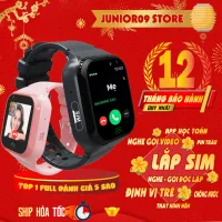 Đồng hồ thông minh Định vị Trẻ em Lắp sim Nghe gọi Video Call Chống nước cho bé trai bé gái JUNIOR09 WATCH KID MINI 2026