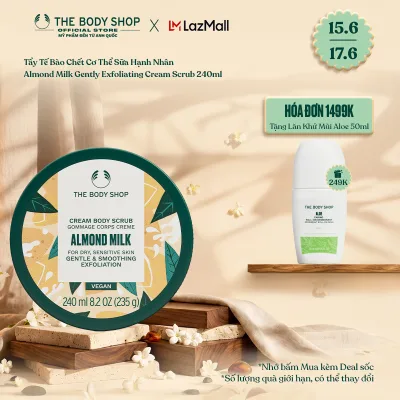 Almond Milk Gently Exfoliating Cream Scrub 250ml the Body Shop
