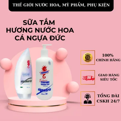 Sữa tắm cá ngựa PERFUME ALGEMARIN 300-500ml chăm sóc da, dưỡng trắng, hương nước hoa