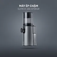 Máy ép chậm Elmich JEE-8758, công suất 240W, bảo toàn dưỡng chất, giữ trọn hương vị, ép kiệt bã tới 98% - Hàng Chính Hãng