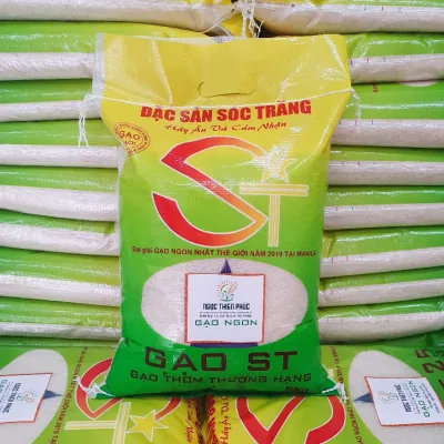 Gạo ST21 5kg Ngon Truyền Thống Sóc Trăng - Dẻo Mềm Vừa - Ngọc Thiên Phúc