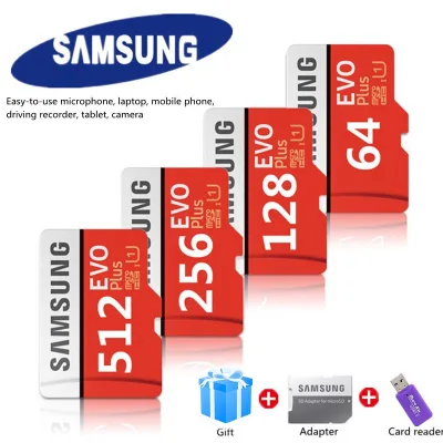 Thẻ nhớ Samsung 1TB 512GB 256GB TF, thích hợp cho điện thoại di động, máy tính bảng, máy ảnh, 128GB 64GB 32GB phổ thông