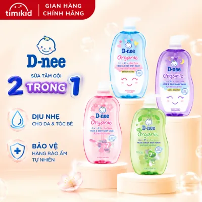 Sữa Tắm Gội Cho Bé Dnee 2 IN 1 Tem Đại Thịnh Chính Hãng - An Toàn Cho Bé Sơ Sinh