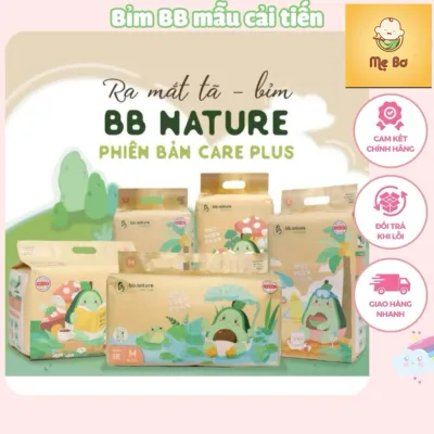 Tã Bỉm Dán Quần BB Nature Hàn Quốc, Tã Bỉm Quần Dán BB Nature Hàn Quốc Sợi Tre Organic Cao Cấp Cho Bé Đủ