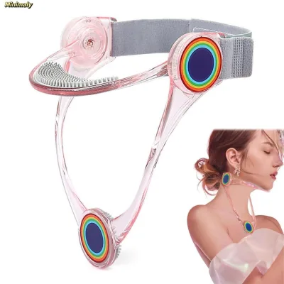 Bộ chỉnh sửa tư thế MINIMALY, Giảm cột sống cổ có thể gập lại Phiên bản trẻ em Nẹp cổ, Hiệu chỉnh cổ di động TPU Thiết bị kéo cổ có thể điều chỉnh văn phòng và gia đình