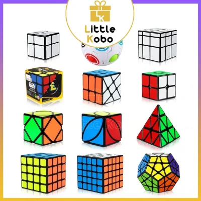 Rubik 2x2 3x3 4x4 5x5 Tam Giác Rubic Biến Thể 12 Mặt Megaminx Đồ Chơi Trí Tuệ Trẻ Em