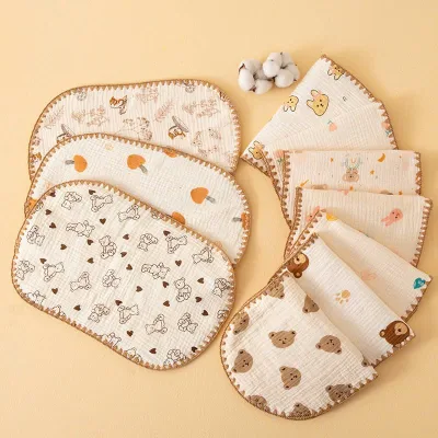 Booboo Baby - Gối Xô Sơ Sinh,Gối Xô Sợi Tre Mềm Mịn 10 Lớp Cao Cấp Thấm Hút Mồ Hôi Cho Bé Sơ Sinh BB11