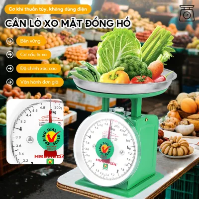Cân Đồng Hồ Lò Xo Nhơn Hòa 5kg - Cân Nhỏ Chính Xác