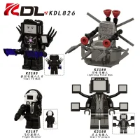 Skibidi Toilet Model Assembled Figure Toilet Man Toy Series Sound Tv Personality (Kdl826)