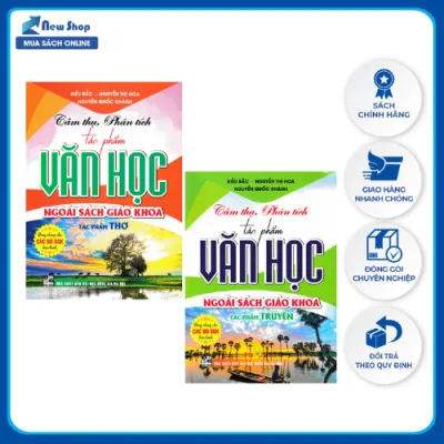 Sách -Cảm Thụ, Phân Tích Tác Phẩm Văn Học Ngoài Sách Giáo Khoa: Tác Phẩm Thơ - Tác Phẩm Truyện (Dùng Chung Cho Các Bộ SGK Hiện Hành) - HA - Newshop