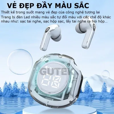 Tai nghe không dây Ultrapods Pro KY9 Bluetooth V5.3 Tai nghe HiFi Sport Gaming Khử tiếng ồn Tai nghe âm thanh nổi Điều khiển cảm ứng
