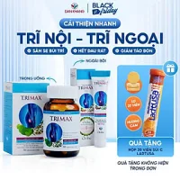 Combo Co Búi Trĩ Trimax Dân Khang (1 Viên Uống Và 1 Gel) Giảm Đau Rát Ngừa Trĩ Tái Phát