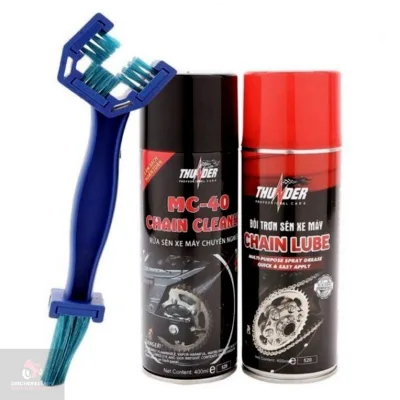 BỘ VỆ SINH BẢO DƯỠNG RỬA SÊN XE MÁY THUNDER Nano williams - Dưỡng sên rửa sên xích xe máy
