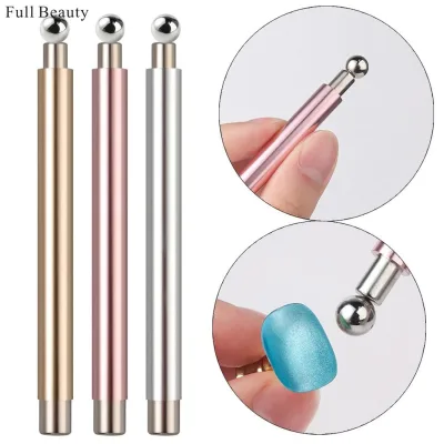 Thanh nam châm 2 đầu mix bi , lực hút mạnh đẩy mắt mèo nghệ thuật.