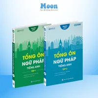 Sách Tổng ôn ngữ pháp tiếng anh tập 1 & 2, 30 chuyên đề ngữ pháp cô Trang anh bản đặc biệt moonbook