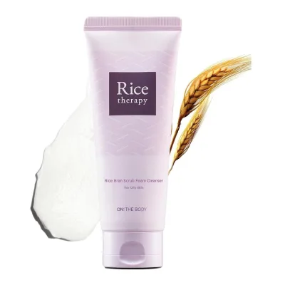 Sữa rửa mặt tạo bọt cám gạo (Gói 1, 5.1fl oz) - Bọt rửa mặt sâu cho da dầu. Da mịn màng với công thức tẩy tế bào chết nhẹ nhàng dành cho nam và nữ, Chăm sóc da Hàn Quốc