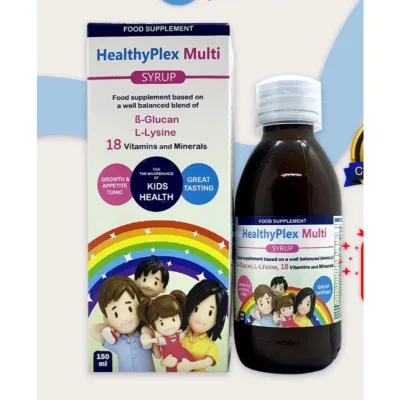 Healthyplex multi 150ml bổ sung vitamin & khoáng chất,giúp bé ăn ngon, hỗ trợ tăng sức đề kháng,giảm ốm vặt cho bé