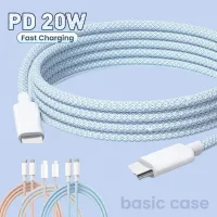 Dây Cáp Sạc Nhanh 20W cáp sạc bọc dù 1m Cho điện thoại không nóng máy không chai pin ổn định dòng điện