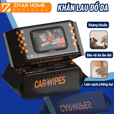 Khăn Ướt Lau Nội Thất Ô Tô Làm Sạch & Bảo Vệ, Bảo Dưỡng Và Làm Bóng Nội Thất Ô Tô, Vệ Sinh Đồ Da,Giày,Túi,Áo Da Tiện Lợi