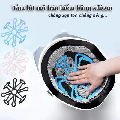 Tấm Lót Silicon Bên Trong Mũ Bảo Hiểm, Linh Hoạt, Chống Biến Dạng, Tấm Lót Mũ Bảo Hiểm Xe Máy