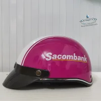 Mũ Bảo Hiểm Nửa Đầu Sacombank - Nón Bảo Hiểm Ngân Hàng Khuyến Mãi