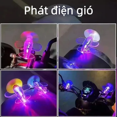 Máy Bay Led Mini Phát Sáng Khi Di Chuyển – Trang Trí Xe Máy, Xe Đạp, Mũ Bảo Hiểm – Đồ Chơi Khoa Học Nhiều Màu Sắc