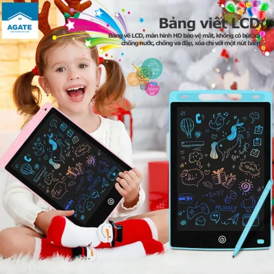 Pin Bảng viết bảng vẽ tự xóa điện tử 3D bảng viết vẽ thông minh 8.5 inch -12 inch