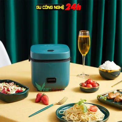 Nồi Cơm Điện Đa Năng Mini CHANGHONG 1,2L/2.5L Hàng Nội Địa Cao Cấp cho sinh viên ký túc xá Nấu Cháo, hấp...