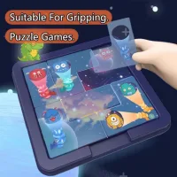 Đồ chơi board game xếp hình đèn pin bắt ma ghost catchers 30 thẻ 60 cấp độ thông minh sáng tạo cho bé