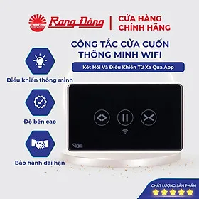 Công tắc cửa cuốn thông minh Rạng Đông Model: CTCU.WF CN.DOT, Điều Khiển Cửa Cuốn Wifi Hẹn Giờ Từ Xa Qua App Rạng Đông Smart - Hàng chính hãng