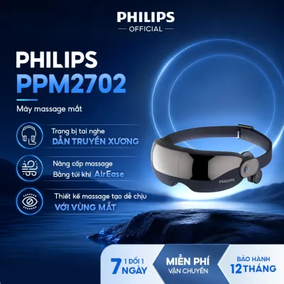 Máy Massage Mắt PHILIPS 2702-kết nối thông minh bluetooth phát âm nhạc