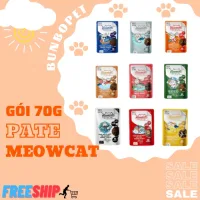 Pate Meowcat - Pate Cho Mèo Gói 70g (Sản Xuất Tại Việt Nam)