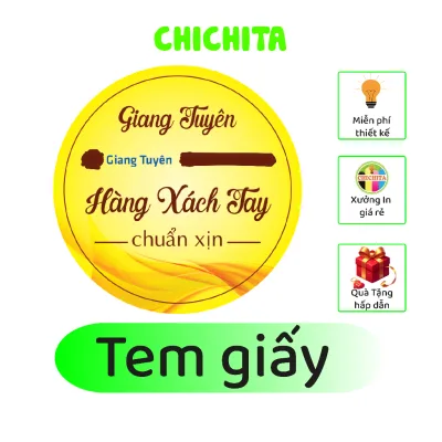in Tem giấy cán bóng, bế CHICHITA theo yêu cầu A3 - đẹp - nhanh - rẻ (IN TỐI THIỂU 3 TỜ)