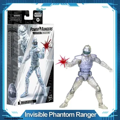 Bộ sưu tập tia chớp Hasbro Power Rangers trong không gian Phantom Ranger vô hình Hình SƯU TẦM QUY MÔ 6 inch Đồ chơi Quà tặng F5184 Đồ chơi chính hãng Hasbro