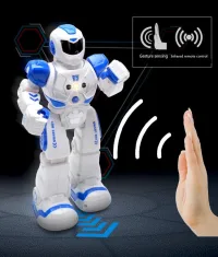 Robot Điều Khiển Từ Xa , Điểu Khiển Cảm Ứng Tay (Phiên Bản Tiếng Anh) Xanh
