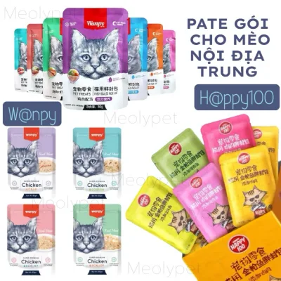 Pate Mèo W@npy H@ppy100 Nội Địa Trung Mix Vị